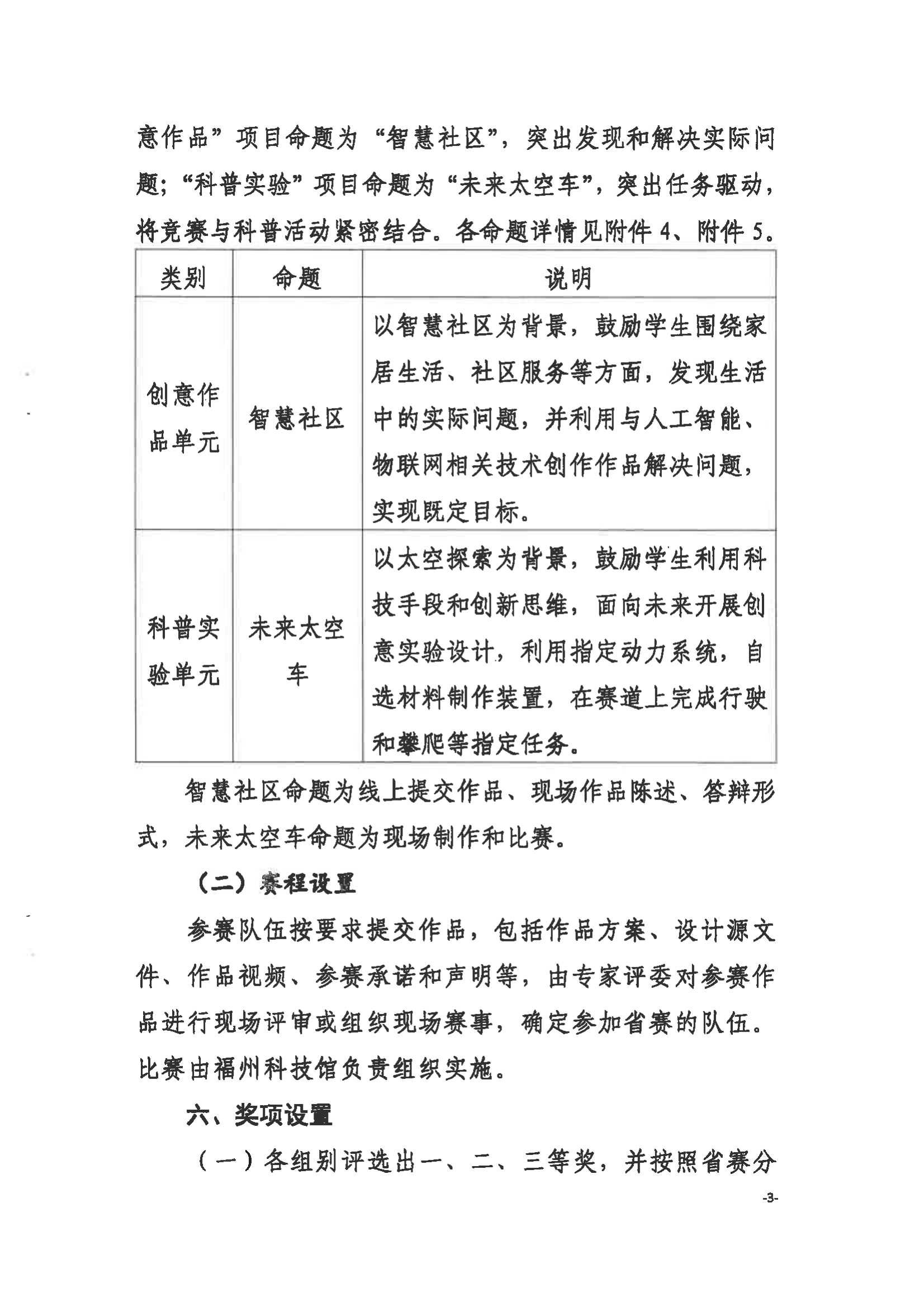 關于舉辦第三屆福州市青年科普創(chuàng)新實驗暨作品大賽的通知