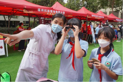 福州科技館眼健康分館參加2022年福州市全國科普日活動(dòng)暨福州科技館科普場館“1+N”志愿服務(wù)行動(dòng)