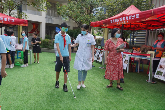 福州科技館眼健康分館參加2022年福州市全國科普日活動(dòng)暨福州科技館科普場館“1+N”志愿服務(wù)行動(dòng)