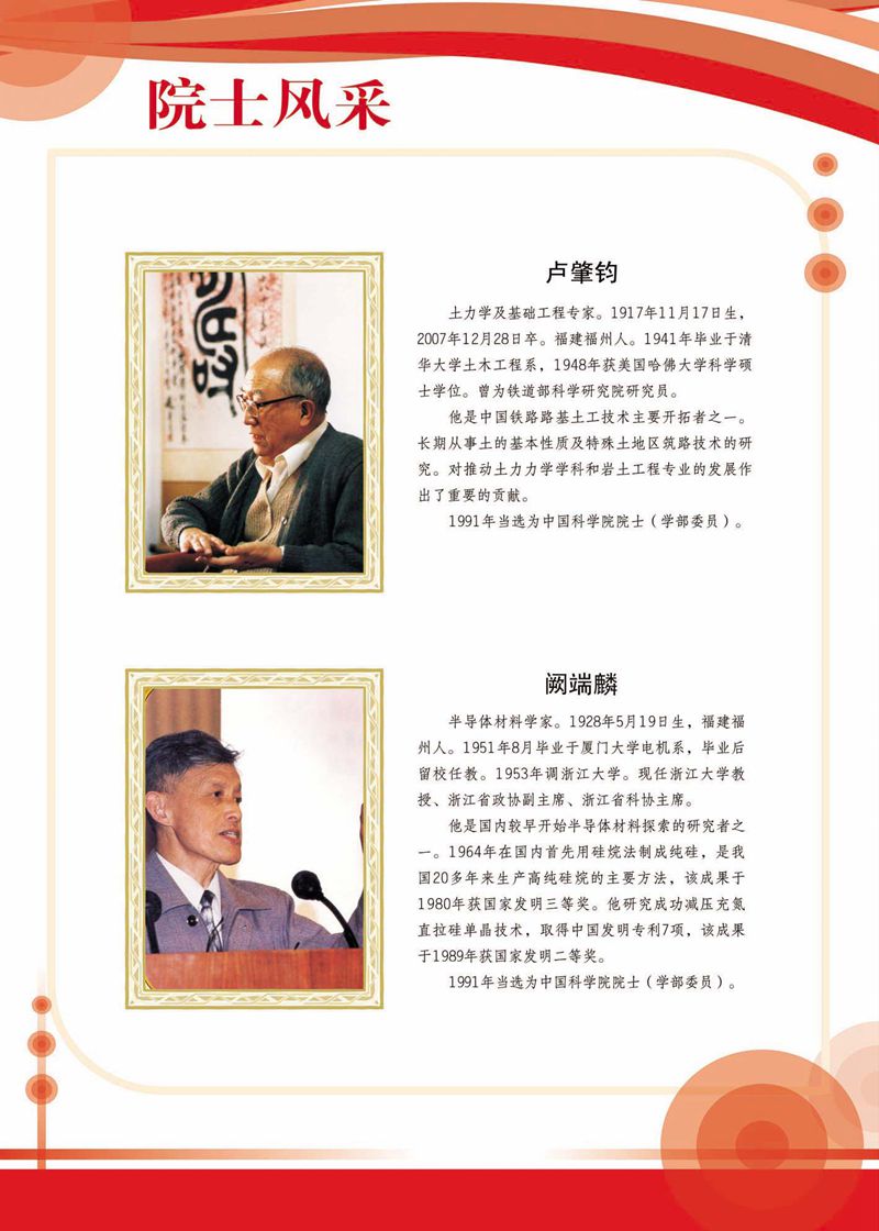 閩籍院士風(fēng)采展