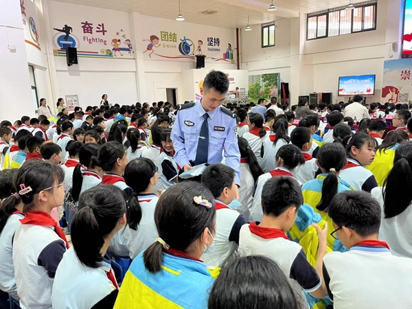 反邪教宣傳教育活動走進福州市錢塘文博小學(xué)