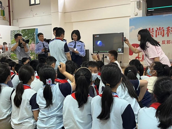反邪教宣傳教育活動走進福州市錢塘文博小學(xué)