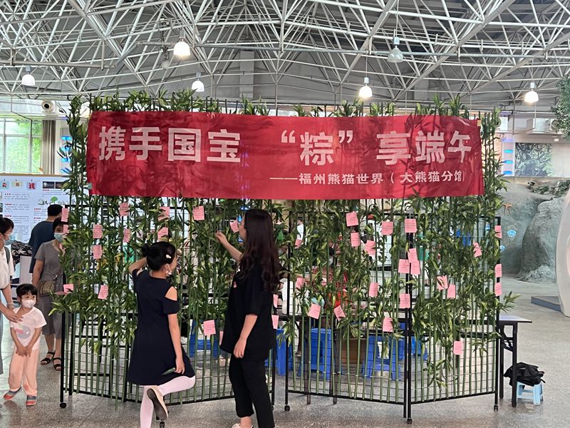 海峽（福州）大熊貓研究中心開展 “攜手國寶，“粽”享端午”科普活動